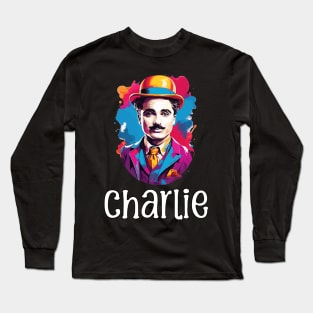 Silent movie comic Long Sleeve T-Shirt